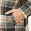 Women’s Flannel Hooded Shirt Jacket