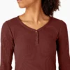 Women’s Henley Long Sleeve Shirt