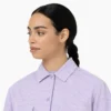 Women’s Hickory Stripe Cropped Work Shirt