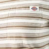 Women’s Large Striped Cropped Pocket T-Shirt