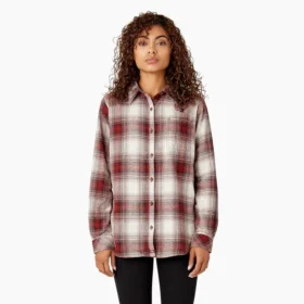 Women’s Plaid Flannel Long Sleeve Shirt