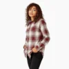 Women’s Plaid Flannel Long Sleeve Shirt
