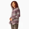 Women’s Plaid Flannel Long Sleeve Shirt