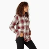Women’s Plaid Flannel Long Sleeve Shirt