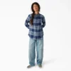Women’s Plaid Flannel Long Sleeve Shirt