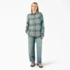 Women’s Plaid Flannel Long Sleeve Shirt