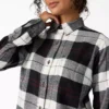 Women’s Plaid Flannel Long Sleeve Shirt
