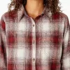 Women’s Plaid Flannel Long Sleeve Shirt