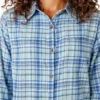 Women’s Plaid Flannel Long Sleeve Shirt