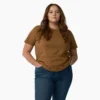 Women’s Plus Heavyweight Short Sleeve Pocket T-Shirt