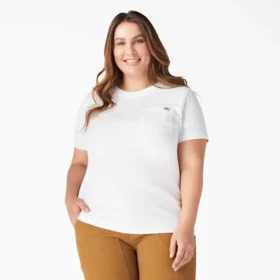 Women’s Plus Heavyweight Short Sleeve Pocket T-Shirt