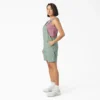 Women’s Relaxed Fit Bib Shortalls, 7″