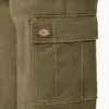 Women’s Relaxed Fit Contrast Stitch Cropped Cargo Pants