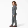 Women’s Relaxed Fit Long Sleeve Hickory Stripe Coveralls