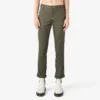 Women’s Slim Straight Fit Roll Hem Carpenter Pants