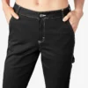 Women’s Slim Straight Fit Roll Hem Carpenter Pants
