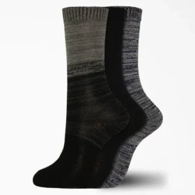 Women’s Soft Marl Crew Socks, Size 6-9, 3-Pack