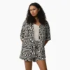 Women’s Zebra Print Work Shirt