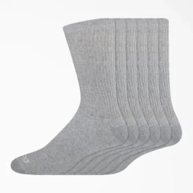 Work Crew Socks, Size 6-12, 6-Pack