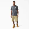 Worn in Loose Work Shorts, 13″